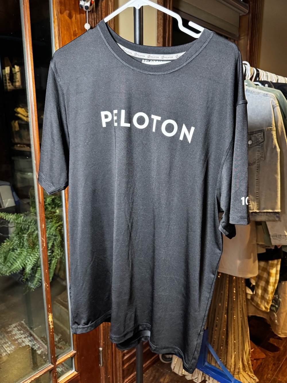 Peloton Century 100 T Shirt Crew Neckline Short Sleeve Black Size XL